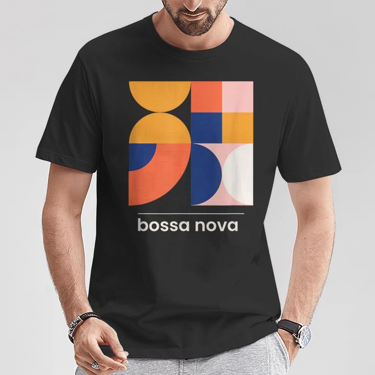 Bossa Nova ブラジル ジャズミュージック ヴィンテージモダンデザインtシャツ Tシャツ 面白い贈り物