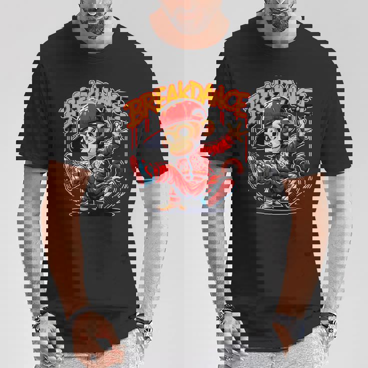 Breakdance ヒップホップ ダンス衣装 モンキー ブレイクダンス Tシャツ 面白い贈り物