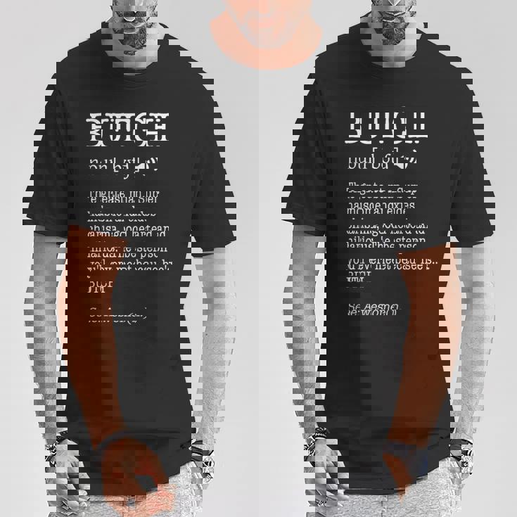 Butch 大人用 メンズ ファーストネーム定義 パーソナライズ Tシャツ 面白い贈り物