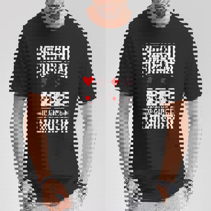 Cardistry デッキカード フローリッシュ トリック トランプ トレーナー 長袖tシャツ Tシャツ 面白い贈り物