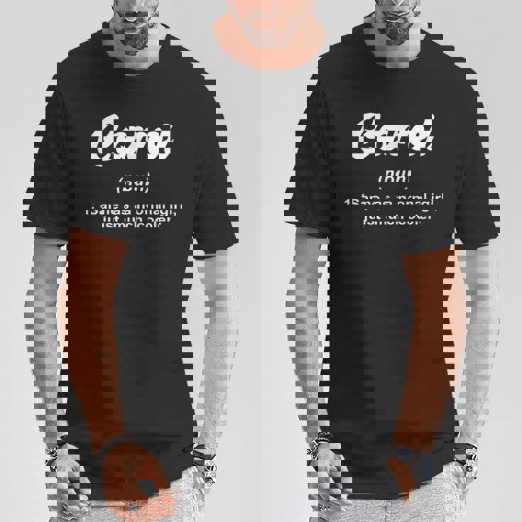 Carol 名詞定義 名前入り キャロル Tシャツ 面白い贈り物