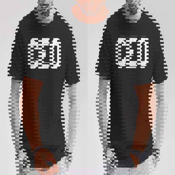 Ceo 最高経営責任者 ボス Tシャツ 面白い贈り物