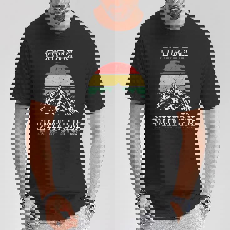 I Climbed Cotopaxiummit Club ハイキング エクアドルハイキング 長袖tシャツ Tシャツ 面白い贈り物