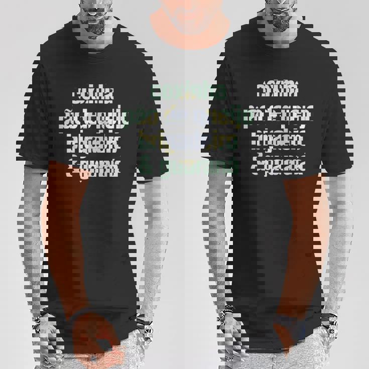 Coxinha Pao De Queijo Brigadeiro & Guarana ブラジル料理 Tシャツ 面白い贈り物