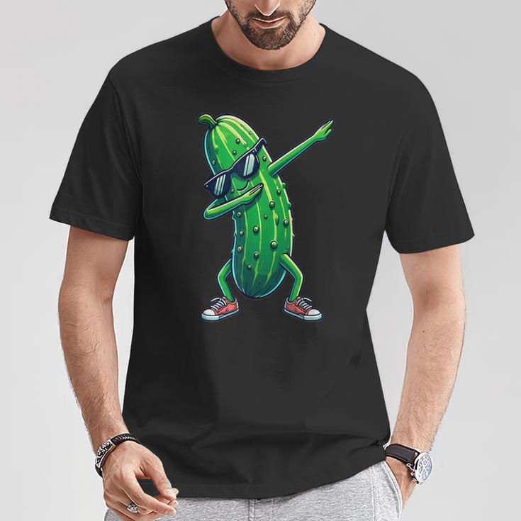 Dab Gurke Tanzende Dabbing Gurke Gemüse T-Shirt Lustige Geschenke