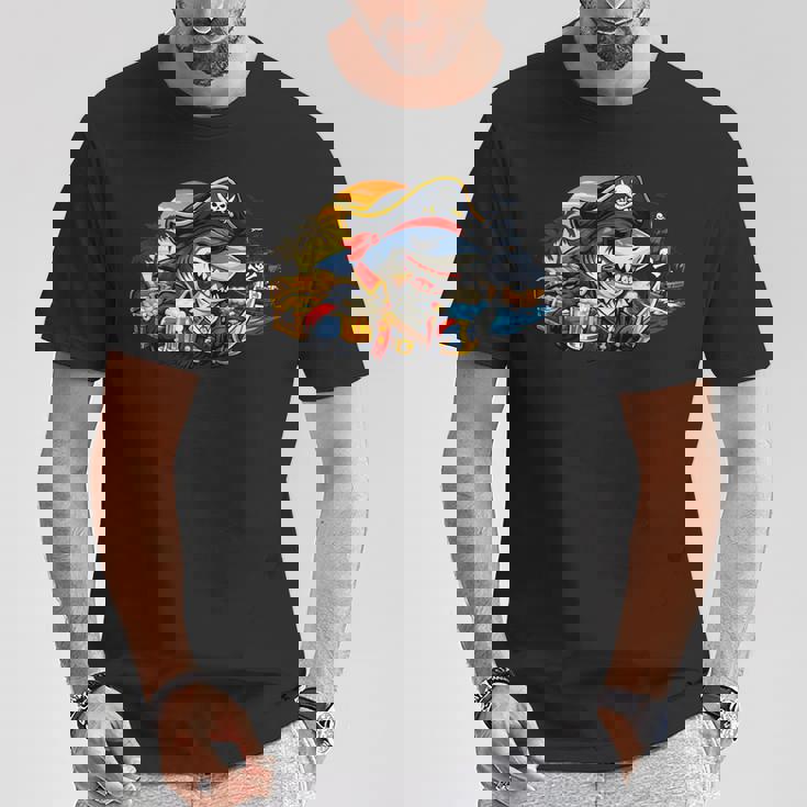 Dads Piratehark グラフィック 漫画 海 アドベンチャーシャツ Tシャツ 面白い贈り物