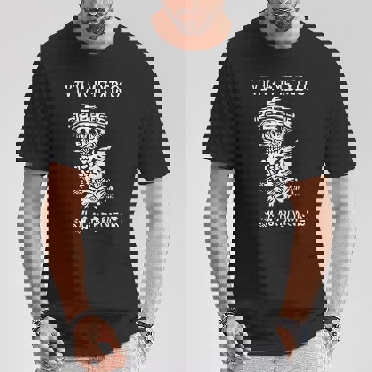 Day Of The Deadiva メキシコ カブロン シュガースカル スケルトン 長袖tシャツ Tシャツ 面白い贈り物