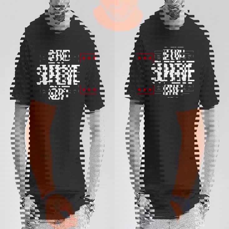 Defundupreme Court 政治的声明 長袖tシャツ Tシャツ 面白い贈り物