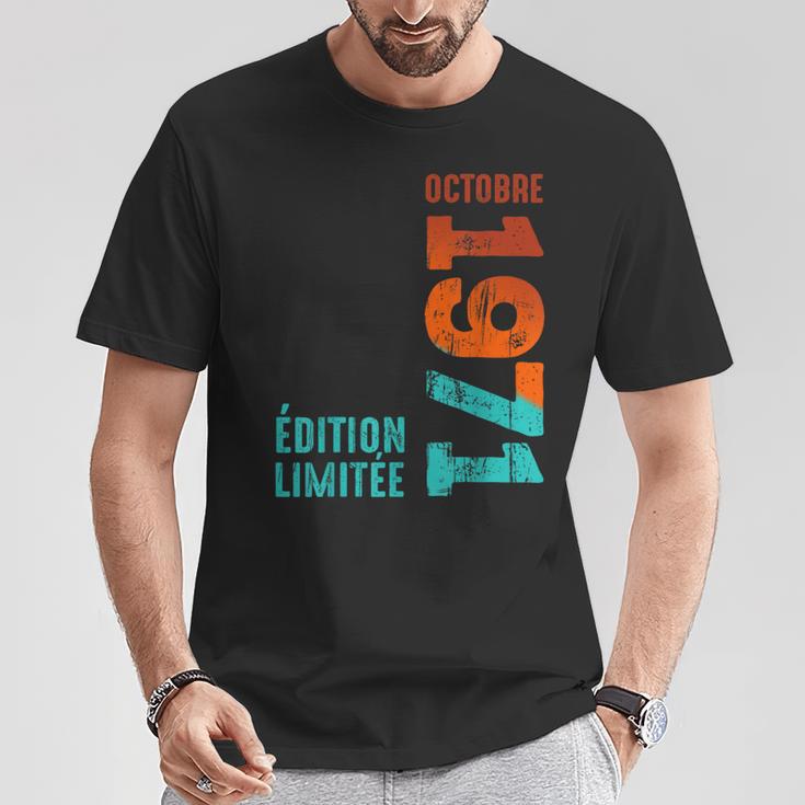 Depuis Octobre 1971 Année 1971 Rétro 1971Intage 1971 T-Shirt Cadeaux drôles