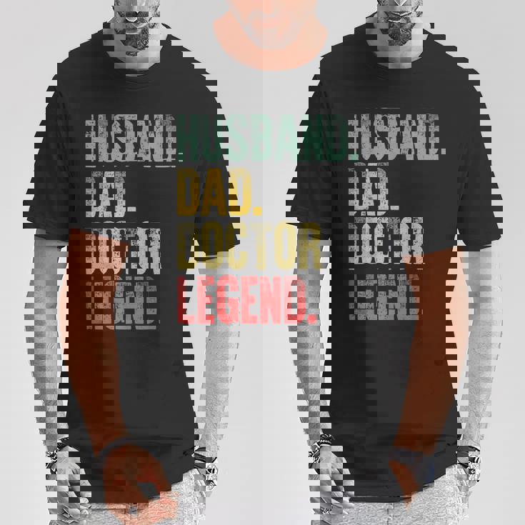 Divertente Camiciaintage Marito Papà Medico Leggenda Retrò Maglietta Regalos divertidos