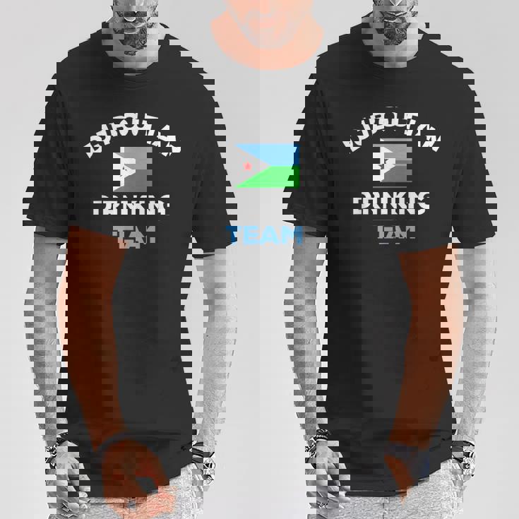 Djibouti Djiboutian Drinking Team Beer Flag Matching T-Shirt Unique Gifts