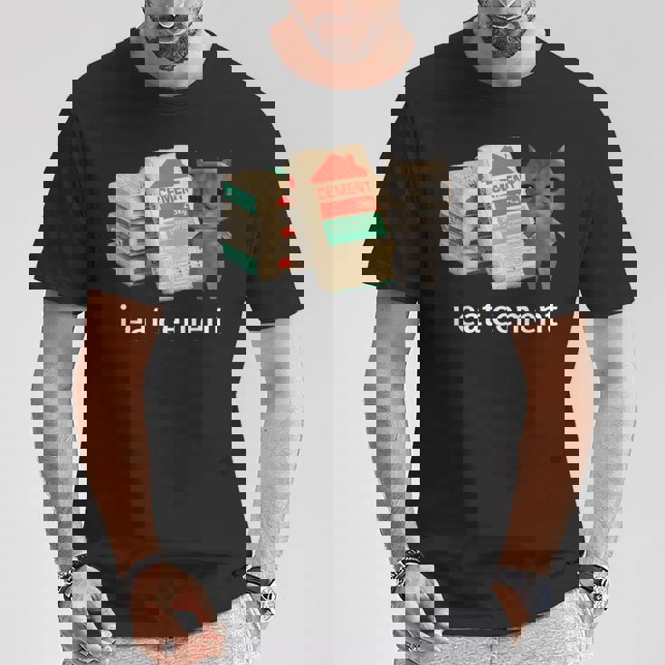 I Eat Cement 猫シャツ キッズ 面白い ダンク 猫 ミーム Tシャツ 面白い贈り物