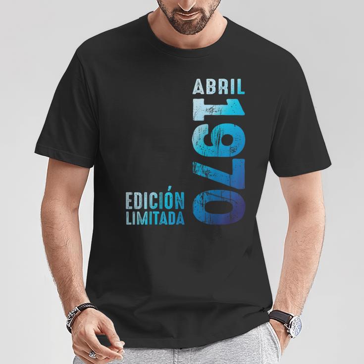 Edición Limitada Abril 1970 Retro 1970Intage 1970 Camiseta unisex Regalos divertidos