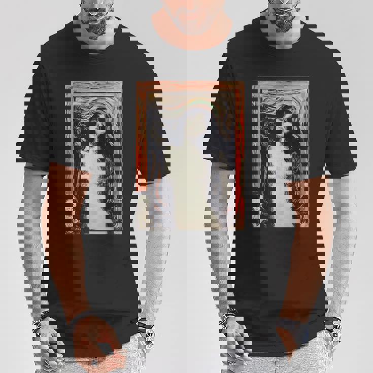 Edvard Munch作 マドンナ Tシャツ 面白い贈り物