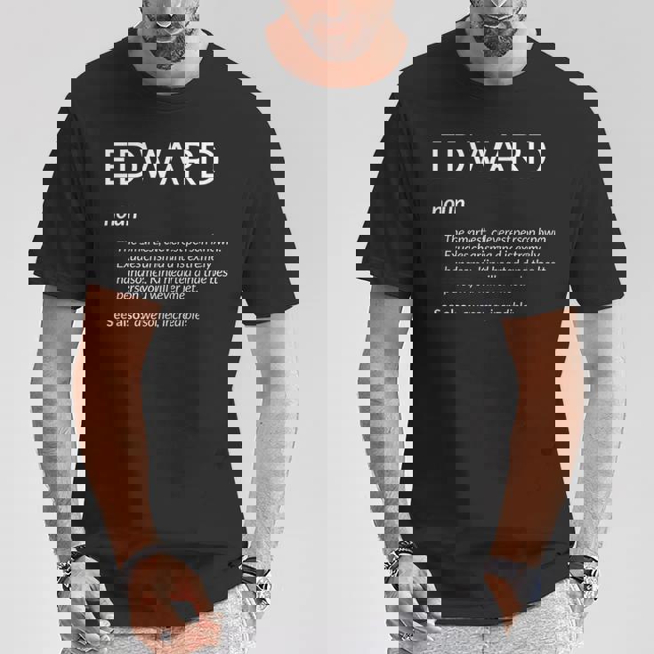 Edward Is The Best Name Definition Ed Edward Tシャツ 面白い贈り物