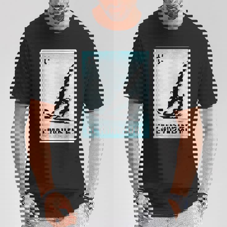 El Windsurf メキシカンウインドサーフィンカード Tシャツ 面白い贈り物