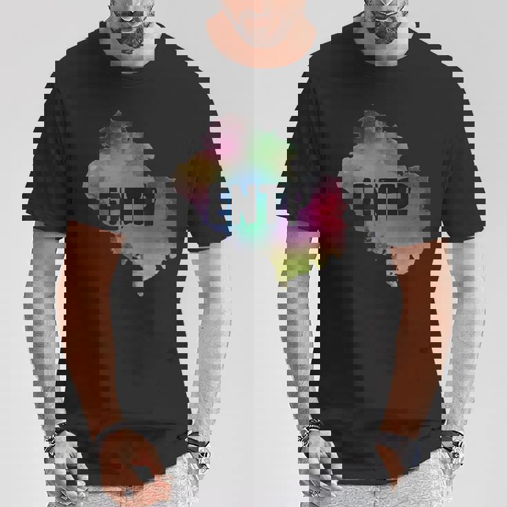 Entp Extrovert Myers Briggs パーソナリティタイプ 水彩画 Tシャツ 面白い贈り物