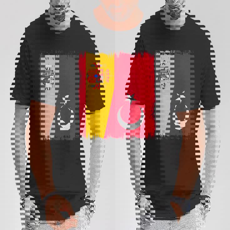 España Turquía Bandera Española Raíces Turcas Camiseta unisex Regalos divertidos