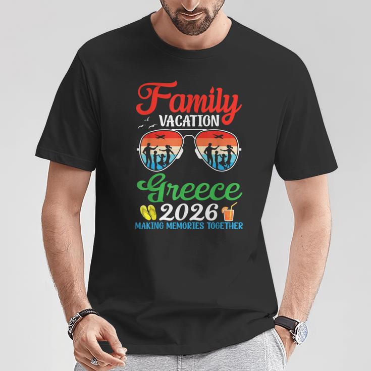 Family Vacation Greece 2026 Making Memories Together Trip T-Shirt | Mazezy