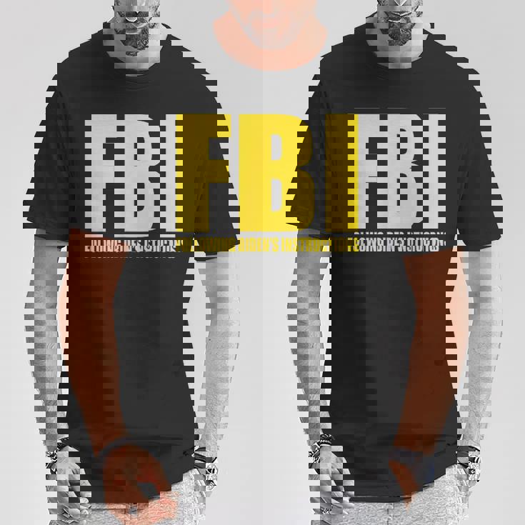 Fbi Bidenの指示に従うアパレル 面白い 男性 女性 Tシャツ 面白い贈り物