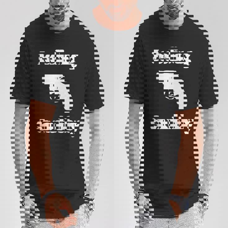 Feelingnubby Revolver Pistol スナブノーズ スナブノーズ Tシャツ 面白い贈り物