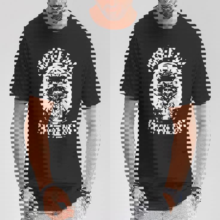 First Of All I'm A Delight アライグマ 看護師 面白い Tシャツ 面白い贈り物