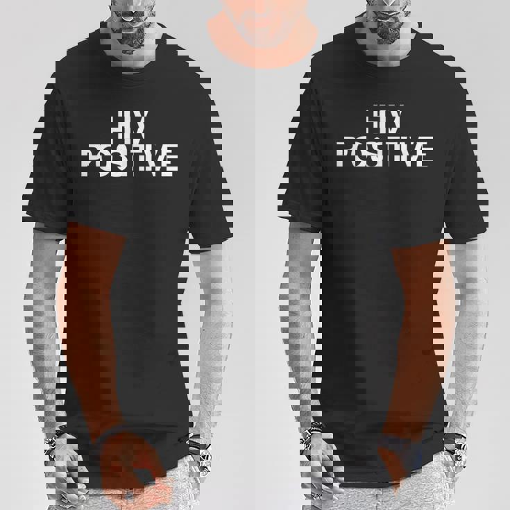 For Awareness Andupport Hiv Positive Tシャツ 面白い贈り物