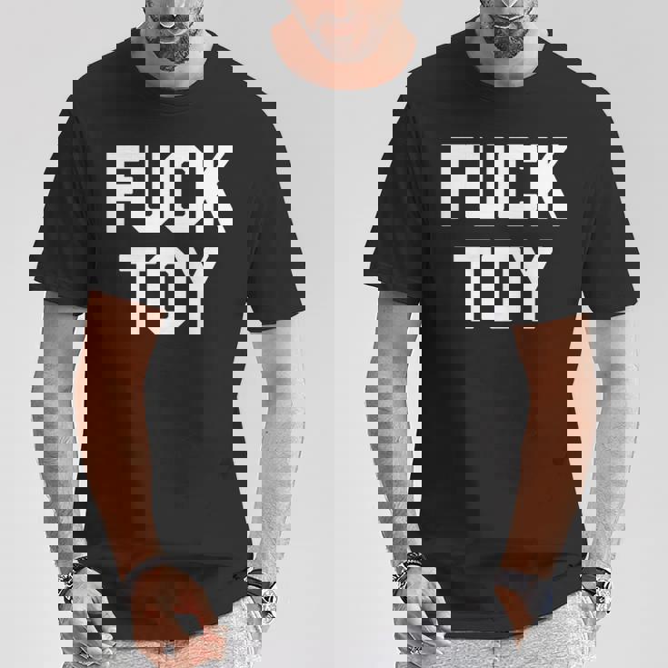 Fuck Toy 面白いことわざ皮肉なノベルティセクシーセックス 長袖tシャツ Tシャツ 面白い贈り物