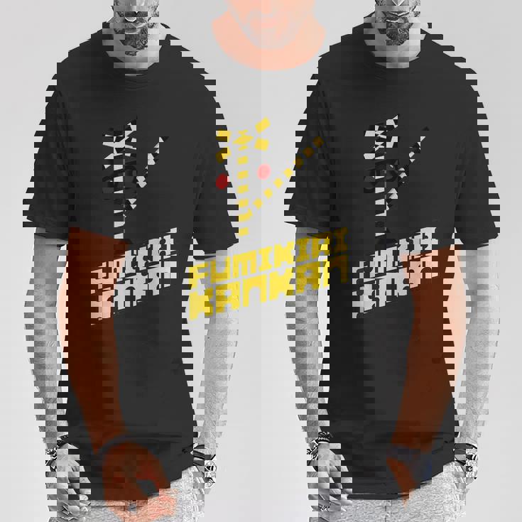 Fumikiri カンカン Tシャツ 面白い贈り物