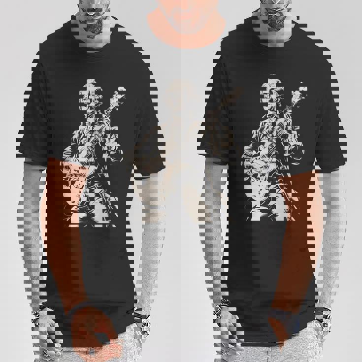 Fun George Washington Electric Guitar Rock Musician T-Shirt Unique Gifts Fun George Washington Electric Guitar Rock Musician T-Shirt Unique Gifts