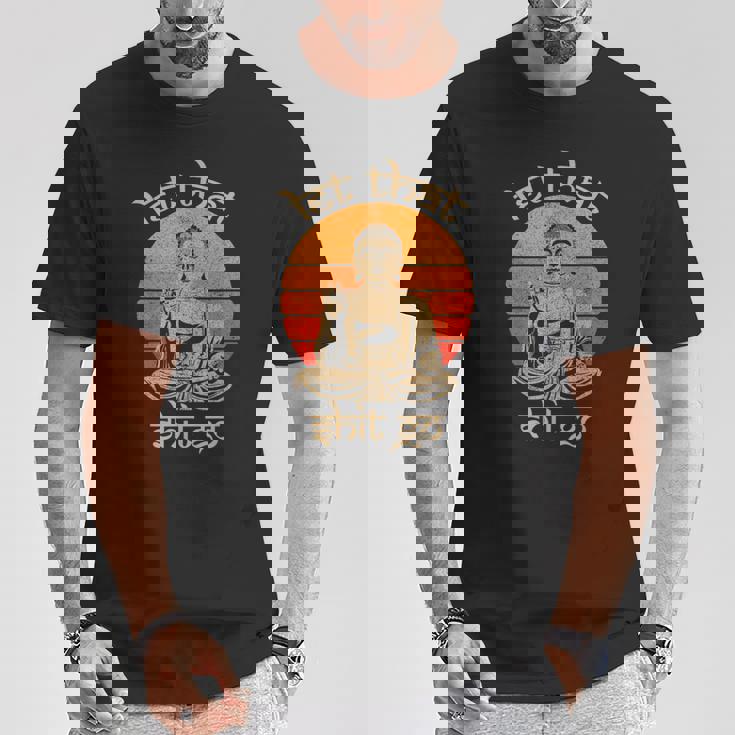 Let Thathit Go ブッダシャツ Tシャツ 面白い贈り物