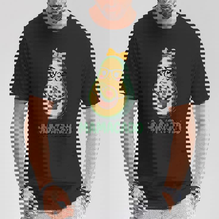 Mamacado Pregnant Avocado Mom Pun Tシャツ 面白い贈り物