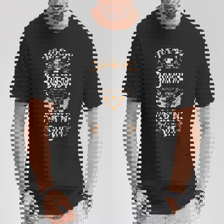 This Is My Bourbonテイスティングウイスキー愛好家へのギフト。 長袖tシャツ Tシャツ 面白い贈り物