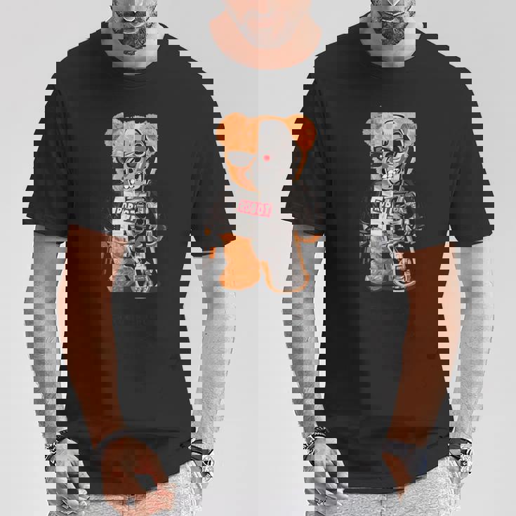 Future Is Now テディベアロボット Tシャツ 面白い贈り物