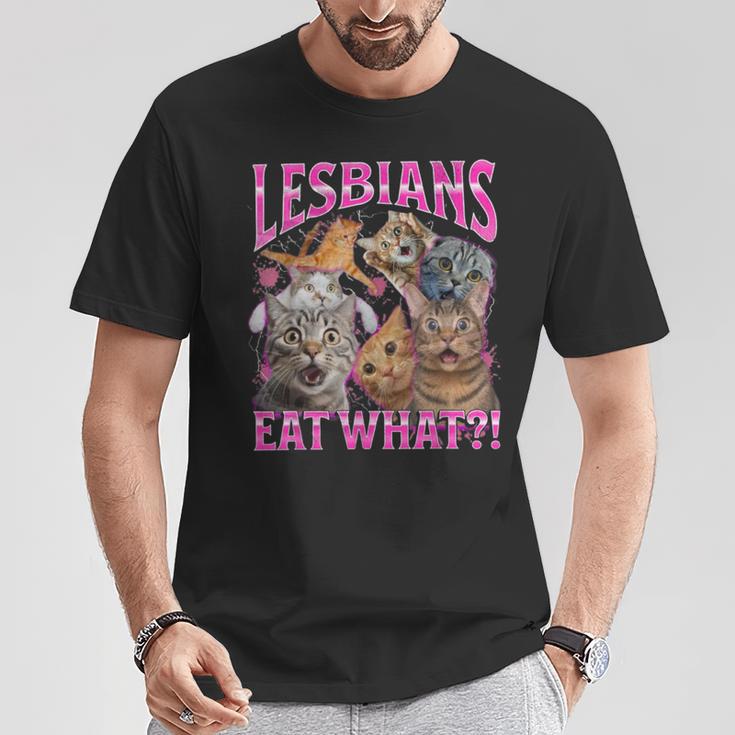 Gay Pride Lgbtq Lustige Katze Gay Pride Humor Lustige Katze Meme T-Shirt Lustige Geschenke