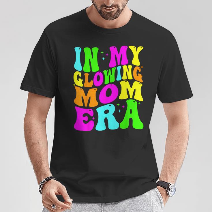 In My Glowing Mom Era Groovy Colorful Bright T-Shirt Unique Gifts