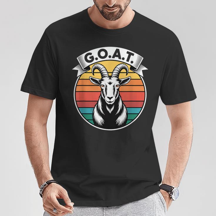 GOAT Retro Ziegenbock Grafik T-Shirt Lustige Geschenke