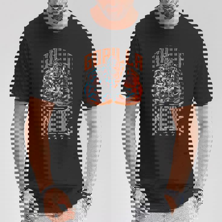 Gorilla ファッションワークアウト ビースト ジム トレーニング フィットネス 筋肉 Tシャツ 面白い贈り物