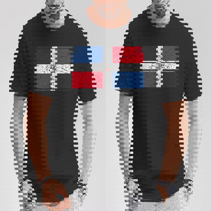 Gráfico De Bandera De República Dominicana Para Hombres Es Camiseta unisex Regalos divertidos