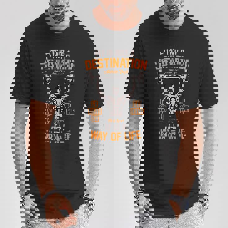 Gym Fitness Workout Bodybuilding Weightlifting Training Tシャツ 面白い贈り物