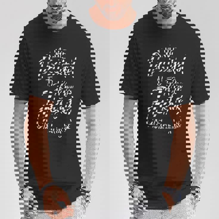 I Have Decided To Follow Jesus No Turning Back シャツ 洗礼 Tシャツ 面白い贈り物