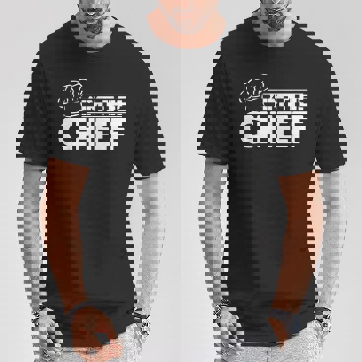 メンズ I'm The Chef クッキングハット フードクッキング シェフ キッチン フードクック Tシャツ 面白い贈り物