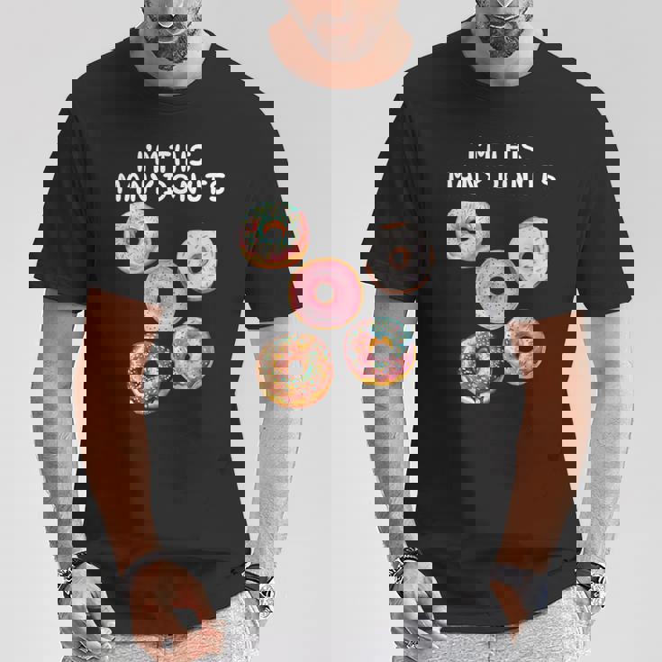 I'm Many Donuts 面白いドーナツフィットネス格言 Tシャツ 面白い贈り物