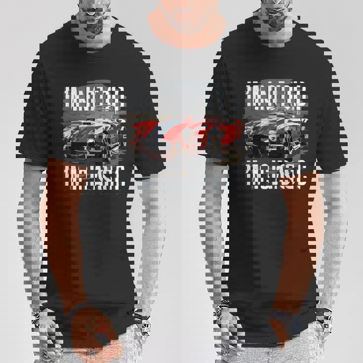 I'm Not Old I'm Classic レトロ フォード シェルビー コブラ マッスルカー Tシャツ 面白い贈り物