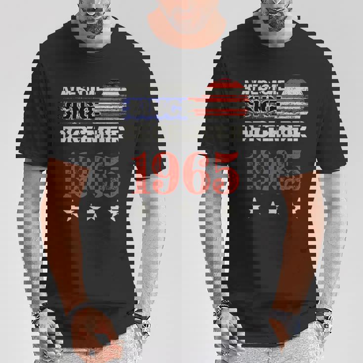 Impresionante Banderaintage De Estados Unidos Desde 1965 De Diciembre De 1965 Manga Larga Camiseta unisex Regalos divertidos