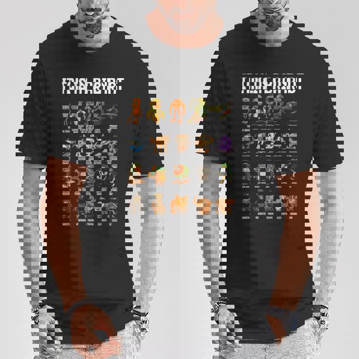 Italian Brainrot 面白いイタリアンブレインロットミームキャラクタ 長袖tシャツ Tシャツ 面白い贈り物