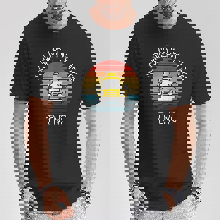 Iurvived My Trip To Nyc ヴィンテージ Tシャツ 面白い贈り物