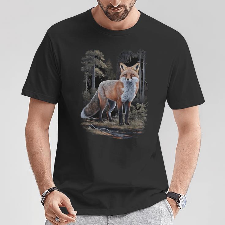 Jäger & Jägerin Fuchs Jagd Geschenk Jagdkleidung Fuchs T-Shirt Lustige Geschenke