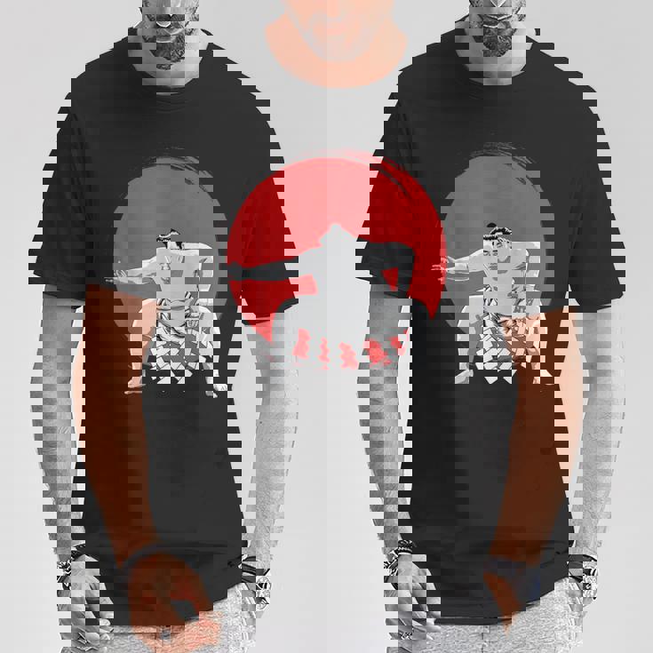 Japaneseumo Wrestler Japan Anime Tシャツ 面白い贈り物