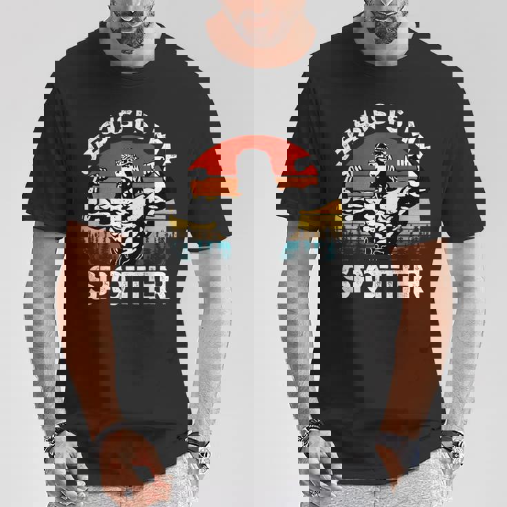 Jesus Is Mypotter ファニー ワークアウト 宗教 クリスチャン ジム Tシャツ 面白い贈り物